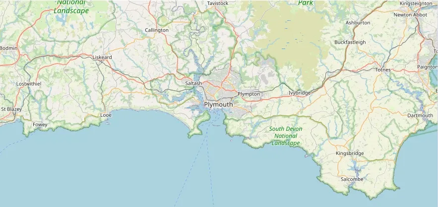 Map of the Plymouth area we cover
